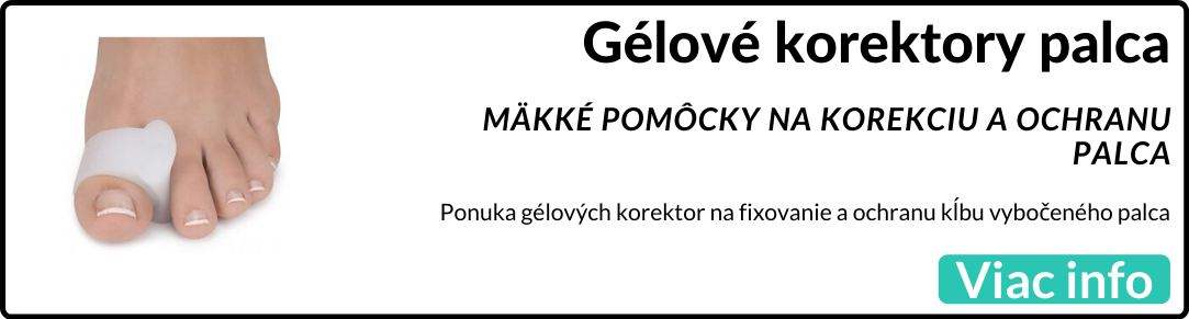 Gélové korektory na haluxy